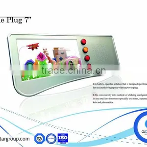 7" Inch Digital Signage Monitor Push Button Displayer thumbnail-4