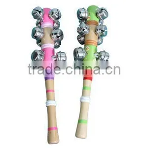 Multi Colour Wooden Baby Rattles thumbnail-1