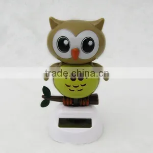 Flip Flap Solar Owl ,solar Flower,ornaments in the Car thumbnail-2