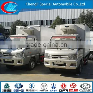 Yuling 2T Freezer Truck Mini Van Truck Cargo Box Van Truck Fiberglass Van Truck Food Box Van Truck thumbnail-6