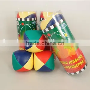 Cheap Mini PVC/PU Customize High Quality Hacky Sack Juggling Ball Promotion Gift for Kids Play Sand Filled Balls thumbnail-1