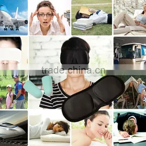 Eye Sleeping Mask Blindfold Soft Eye Shade Nap Cover Blindfold Sleeping Travel Rest Unisex Soft Eye Mask Shade Cover thumbnail-1