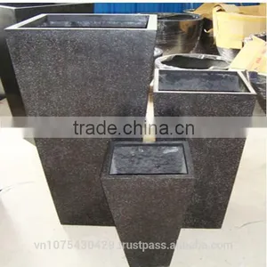 Cheap Plastic Flower Pots Wholesale, Outdoor Fiberglass Flower Pots thumbnail-1