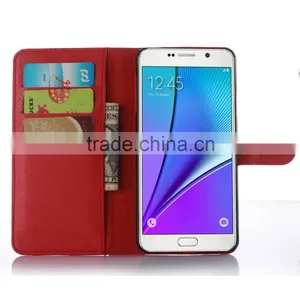 Wholesale Folio Stand Case for Samsung GALAXY A5 A510 PU Leather Flip Cover With Wallet thumbnail-3