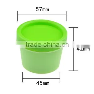 50g Pale Green Plastic PP Mask Scrub Beauty Mask Straight Barrel Cups Frosted Jar and Lid Cap thumbnail-3