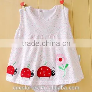 Baby Girls Summer Sleeveless Embroidered Fluffy TuTu Skirt thumbnail-3