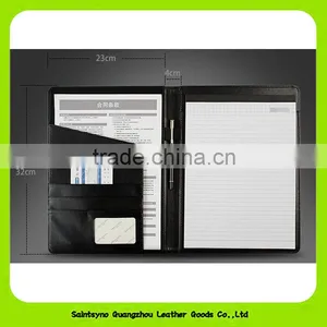 16038 New Arrival A4 Conference Folder Business Faux Leather Document Case thumbnail-2