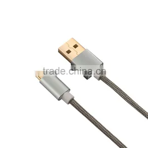 Gray Silver Nylon Braided 3.3ft USB 3.0 to Type c for Macbook thumbnail-3