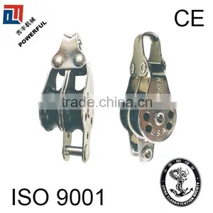 STAINLESS STEEL SWIVEL EYE DOUBLE PULLEY thumbnail-3