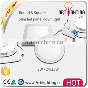 Hot Sale Round Square Ultra Thin 3w 4w 6w 9w 12w 15w 18w 24w Led Panel Light, 60x60 cm 36w 48w Led Panel Light CE RoHS thumbnail-5