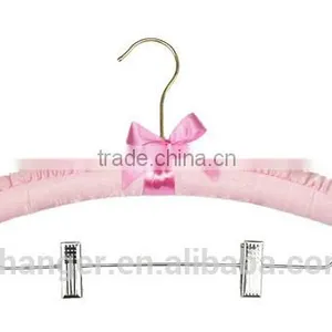 Padded Satin Clothes Hanger for Suit, Shirt, Gray Colour thumbnail-5