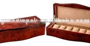 Elegant Wooden Watch Box With Silver Lock thumbnail-4