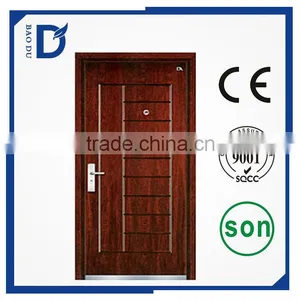 Factory Price Steel Wood Armored Door With Many Colors and the Size Also Can be Customized thumbnail-2