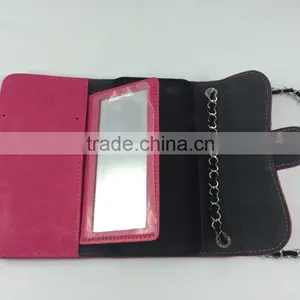 Fashion Style PU Leather Wallet Case With Mirror and Card Holder for IPhone 6 thumbnail-5