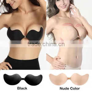 Sexy Adhesive Silicone Stick On Push Up Gel Strapless Invisible Bra Backless thumbnail-6