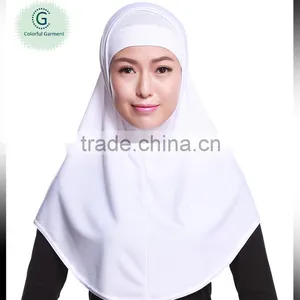 Super White Plain Viscose Girl Hijab thumbnail-1