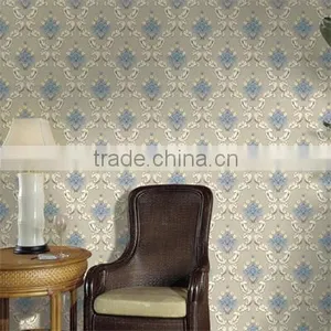 Classic European Style Damask Design Wallpaper for TV Background thumbnail-1