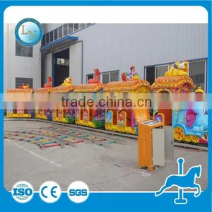 Kids Ride Elephant Train!!! China Factory Fairground Attraction Amusement Park Train Ride for Sale thumbnail-6