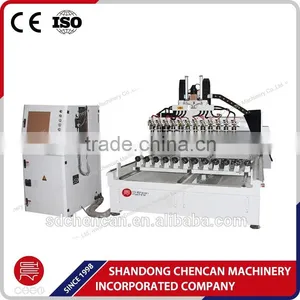 Multi Head 3D CNC Wood Carving Router From Chinese Factory Directly thumbnail-1
