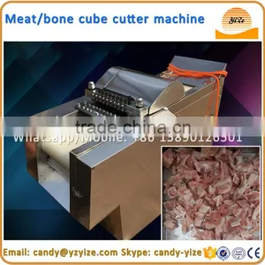 Fresh Chicken Cube Dicer Machine / Frozen Chicken Cube Cutting Mahine thumbnail-1