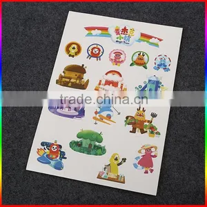 Full Color Custom Kids Cartoon Sticker Printing, Popular Cartoon Sticker Roll, Paper Kids Cartoon Sticker thumbnail-1
