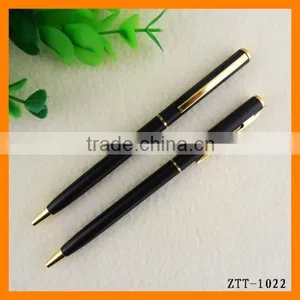 Promotional Cheap Metal Ballpoint Pen Print Logo ZTT-1022 thumbnail-1