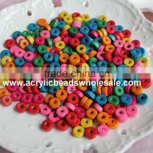 Diy Mixed Colorful Cube Wooden Bead Wholesale 5/6/8mm For Children Jewelry Kits thumbnail-3