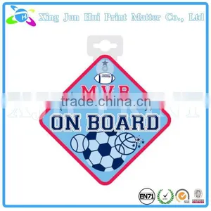 Plastic Sign Board With Printed Baby On Board Sign thumbnail-1