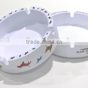 China Supply DIY Sublimation Blank Polymer Ashtray thumbnail-2