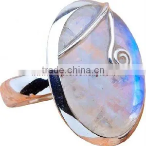 Flashy 925 Sterling Turquoise Jewellery Supplier Handmade Silver Jewelry Jaipur Rings thumbnail-1