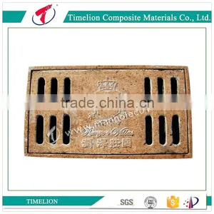 Wholesale Flexible Custom FRP Plastic Road Driveway Drainage Grates Gully Gratings Drainage Grating Road Grate thumbnail-4