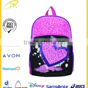Faux-Fur & Glitter Girls 2015 School Bag, Book Back School Backpack Bag thumbnail-1