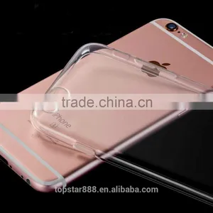 Hot Sell Transparent Soft TPU Case Silicone Cover for IPhone 6 6s for Iphone 7 and IPhone 7 Plus Ultra Thin Mobile Phone Case thumbnail-4
