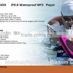 Mini Waterproof Swimming Mp3 Player thumbnail-1