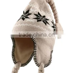 Free Knit Pattern For Hat Earflaps In Winter Make You Warm thumbnail-1