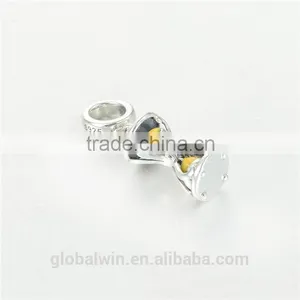 Floating Wholesale Engravable Charms European Charm Bracelet Necklace 100% Real 925 Sterling Silver S205 Best Gifts For You Or F thumbnail-3