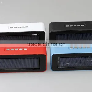 2016 Portable Mini fm Gift Bluetooth Wireless Solar Powered Speaker thumbnail-4