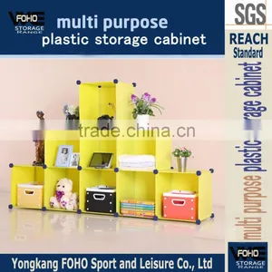 AL0035 Modular DIY Easy to Disassemble Plastic Portable Storage Cabinet thumbnail-1