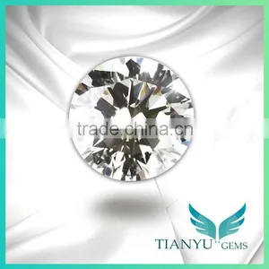 Cubic Zirconia Round White Synthetic Diamond AAAAA Grade CZ thumbnail-1