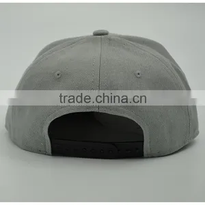 Fashion 5 Panel Snapback Cap/hat Black 3D Embroidery Baseball Cap thumbnail-6
