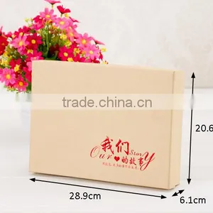 Professional OEM Cardboard Paper Family Memory Wedding Album Storage Box thumbnail-2