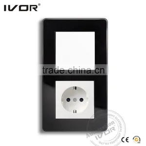 EURO Socket and Switch, German Socket, CE Certificated thumbnail-2
