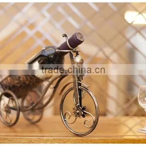 Decoration Standing Iron Single Red Wine Bottle Display Holder/ Stand /rack for Decoration Display thumbnail-4