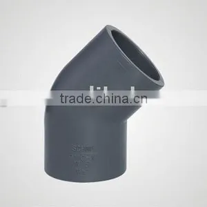 Pvc Fitting 45 DEG ELBOW Pipe and Fitting Pvc Pipe Fittings Pipe Fittins thumbnail-1