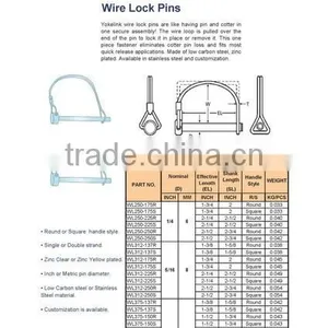Wire Lock Pins Three Point Pin thumbnail-2
