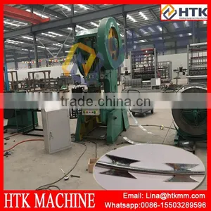 High Speed Low Noise Nine Strips Razor Barbed Wire Machine,Razor Wire Fecing Making Machine thumbnail-4