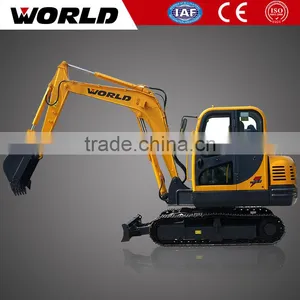 With Auger 6 Ton Hydraulic Chain Drive Excavator Machine for Sale thumbnail-2