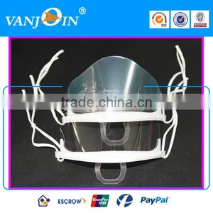 (Pack of 10) Health and Sanitay Restaurant Plastic Face Mouth Mask Guard For Restaurant Food Process thumbnail-3