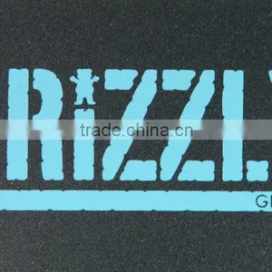 9"x33" Stamp Print Griptape, Blue Grizzly Griptape thumbnail-2