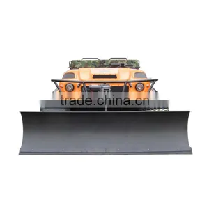 XBH 8x8-2 Amphibious Vehicle With Forklift Reversible Snow Plough Shovel Snow Special Car Snow Cleaning Vehicle thumbnail-5